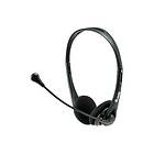 Equip 245304 hovedtelefoner/headset Ledningsført Kontor/Callcenter Sort