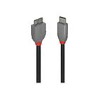 Lindy 36623 USB-kabel 3 m USB 3.2 Gen 1 (3.1 Gen 1) USB C Micro-USB B Sort