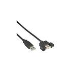 InLine 33440E USB-kabel 0,6 m Sort