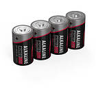 Ansmann Mono D batteri 4 x LR20 Alkalisk