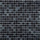 Dekora Mosaik Marble Mix Glas Black 1,5x1,5