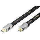 Labgear Flat High Speed HDMI with Ethernet connection 5m