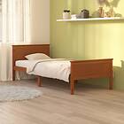 vidaXL Bed Frame honungsbrun massiv furu 100x200 cm 322189
