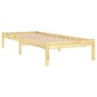 vidaXL Bed Frame massiv furu 100x200 cm 810007