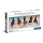Clementoni High Quality Collection Puslespill Hästar Panorama, 1000 Brikker