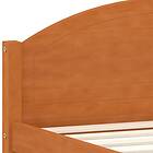 vidaXL Bed Frame honungsbrun massiv furu 120x200 cm 322038