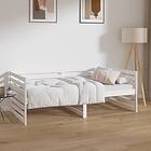 vidaXL Dagbädd vit 90x190 cm massiv furu 814650