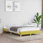 vidaXL Sängram grön 120x200 cm tyg 346809