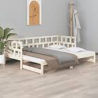 vidaXL Bäddsoffa massiv furu 2x(90x200) cm 820232