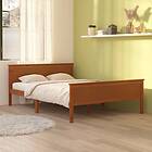 vidaXL Bed Frame honungsbrun massiv furu 120x200 cm 322190