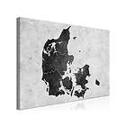 Artgeist Danmarkskarta Bild Stone danmark (1 del) bred 90x60