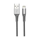 Andersson Lightning Cable Braided 3m Space Gray 2,4A