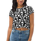 ZERO498 Skull Obsession Crop Top (Dam)