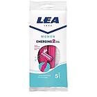 Lea Women Disposable 2 Blade Razors for Women 5 Pack