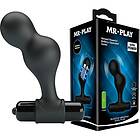 Play MR SILICONE VIBRATING ANAL PLUG BLACK