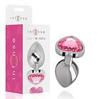Metal INTENSE ALUMINUM ANAL PLUG HEART PINK SIZE L