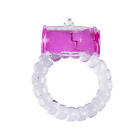 Purple Vibrating Cock Ring