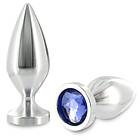 Diamond Metalhard anal plug cristal big 10,16cm