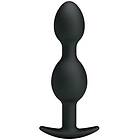 Pretty Love bottom Silicone anal balls 12,5 cm Black