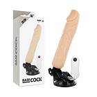 Basecock realistic vibrator remote control flesh 20 cm