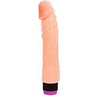 Realistic and flexible vibrator flesh 24 cm