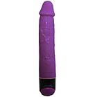 Colorful sex realistic vibrator purple 23 cm