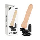 Basecock realistic vibrator remote control flesh 19,5cm