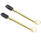 OhMama fetish golden nipple clamps