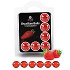 Set Secretplay 6 brazilian balls strawberry