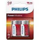 Philips power alkaline pila c lr14 pack 2