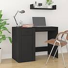 vidaXL Skrivebord svart 100x49x75 cm konstruerat trä 816785