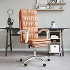 vidaXL Chaise de bureau brun konstläder 349654