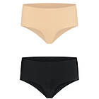 Bye Bra invisible high brief 2 pack S