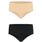 Bye Bra invisible high brief 2 pack L