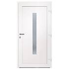 vidaXL Ytterdörr antracit 108x208 cm PVC 3157093