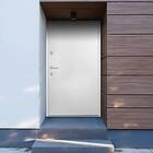 vidaXL Front Door vit 100x200 cm aluminium 3190557