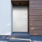 vidaXL Front Door vit 90x200 cm aluminium 3190530