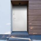 vidaXL Front Door vit 100x200 cm aluminium 3190533