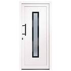 vidaXL Front Door vit 98x208 cm PVC 3157076