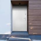 vidaXL Front Door vit 110x207.5 cm aluminium 3190534