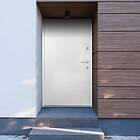 vidaXL Front Door vit 110x207.5 cm aluminium 3190558