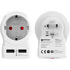 Skross Country Travel Adapter Europe to USA USB