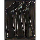 Headbanger Lures Shad 22 Replacement Tails 3-pcs Black