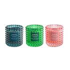 Geko Products Bobbled Glass Candles