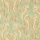 Sanderson Voyaging Koi Oriental Green/Honey DWAW217114