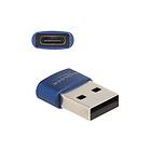 DeLock USB 2,0-adapter USB Typ-A hane till USB Type-C™ hona blå