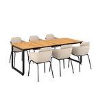 SACKit Patio Dining Table 214x90 + Chair no. One S2