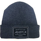 Ahrex Hooks Ribbed Knit Woven Patch Beanie