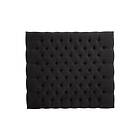 Sänggavel Estelle 120 cm Sammet Svart 57L-HAL-FH-L-D05