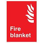 Viking Signs FV354-A5P-3M "Fire Blanket" skylt, 3 mm plast styv, 150 mm H x 200 mm B